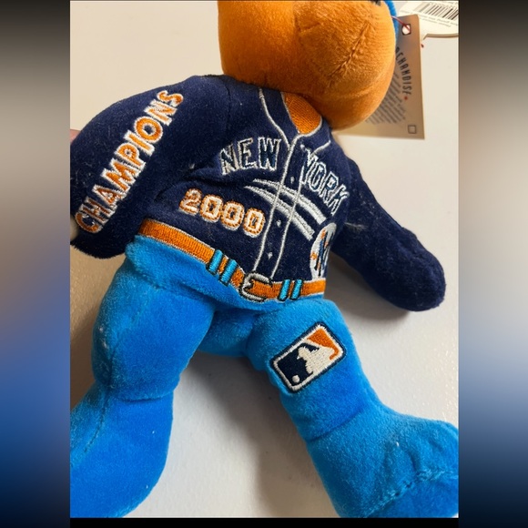 Genuine Merchandise TY New York Yankees Bear Plush 2000 beanie baby - Picture 7 of 10